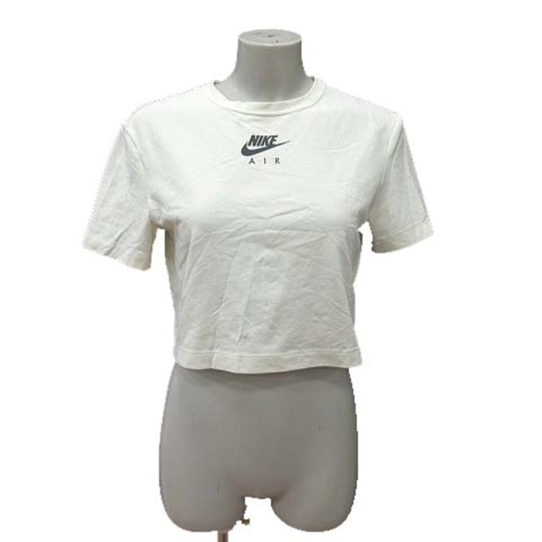 NIKE(ナイキ)のナイキ Tシャツ カットソー 半袖 クロップ トップ ロゴプリント XL 白 レディースのトップス(Tシャツ(半袖/袖なし))の商品写真