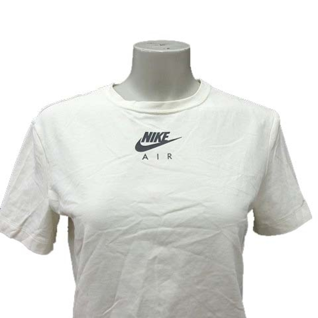 NIKE(ナイキ)のナイキ Tシャツ カットソー 半袖 クロップ トップ ロゴプリント XL 白 レディースのトップス(Tシャツ(半袖/袖なし))の商品写真