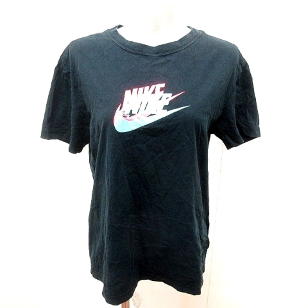 NIKE(ナイキ)のナイキ NIKE THE NIKE TEE カットソー Uネック 半袖 M 紺 レディースのトップス(カットソー(半袖/袖なし))の商品写真