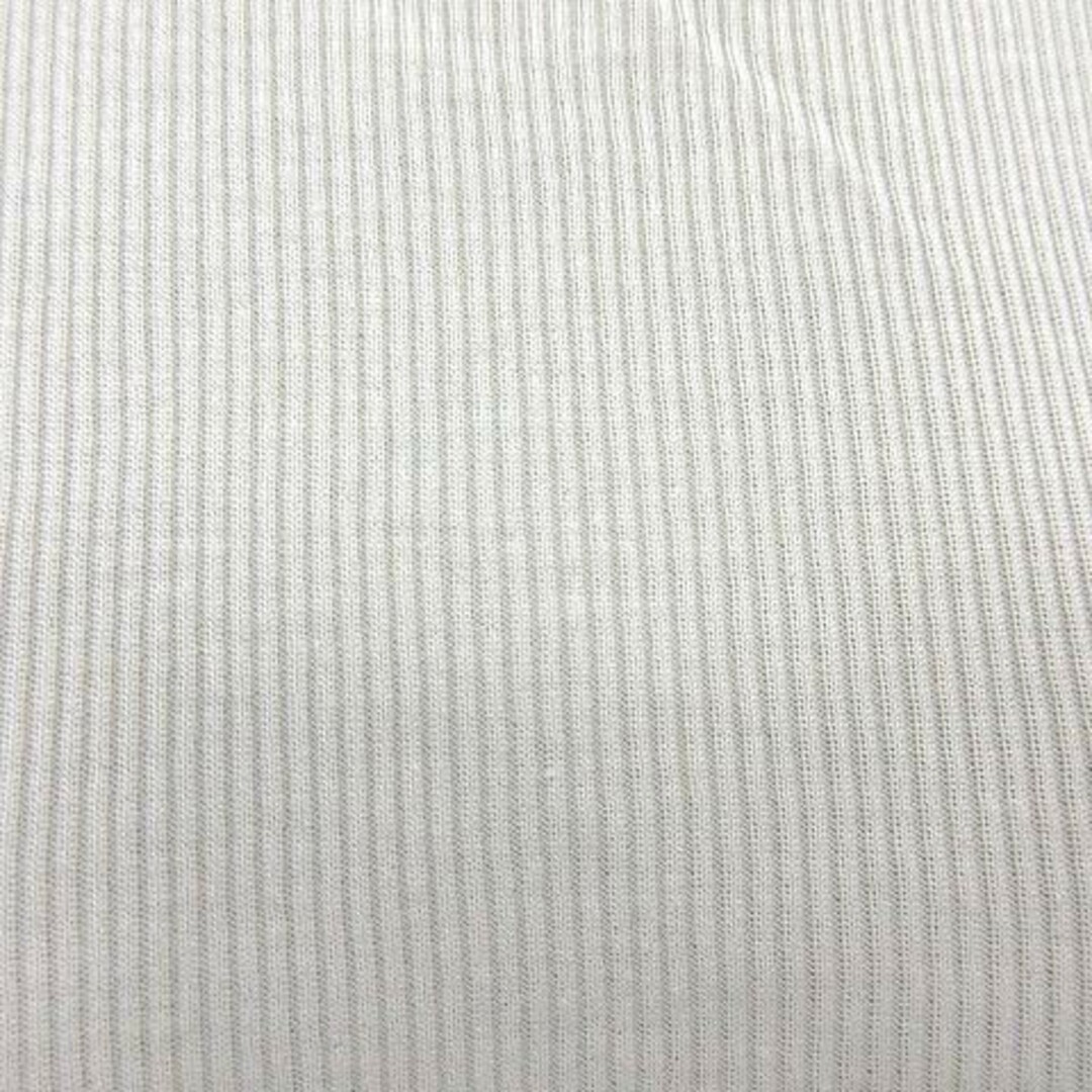 ポロスポーツ リブTシャツ カットソー 半袖 ラウンドネック M 白 アイボリー レディースのトップス(Tシャツ(半袖/袖なし))の商品写真