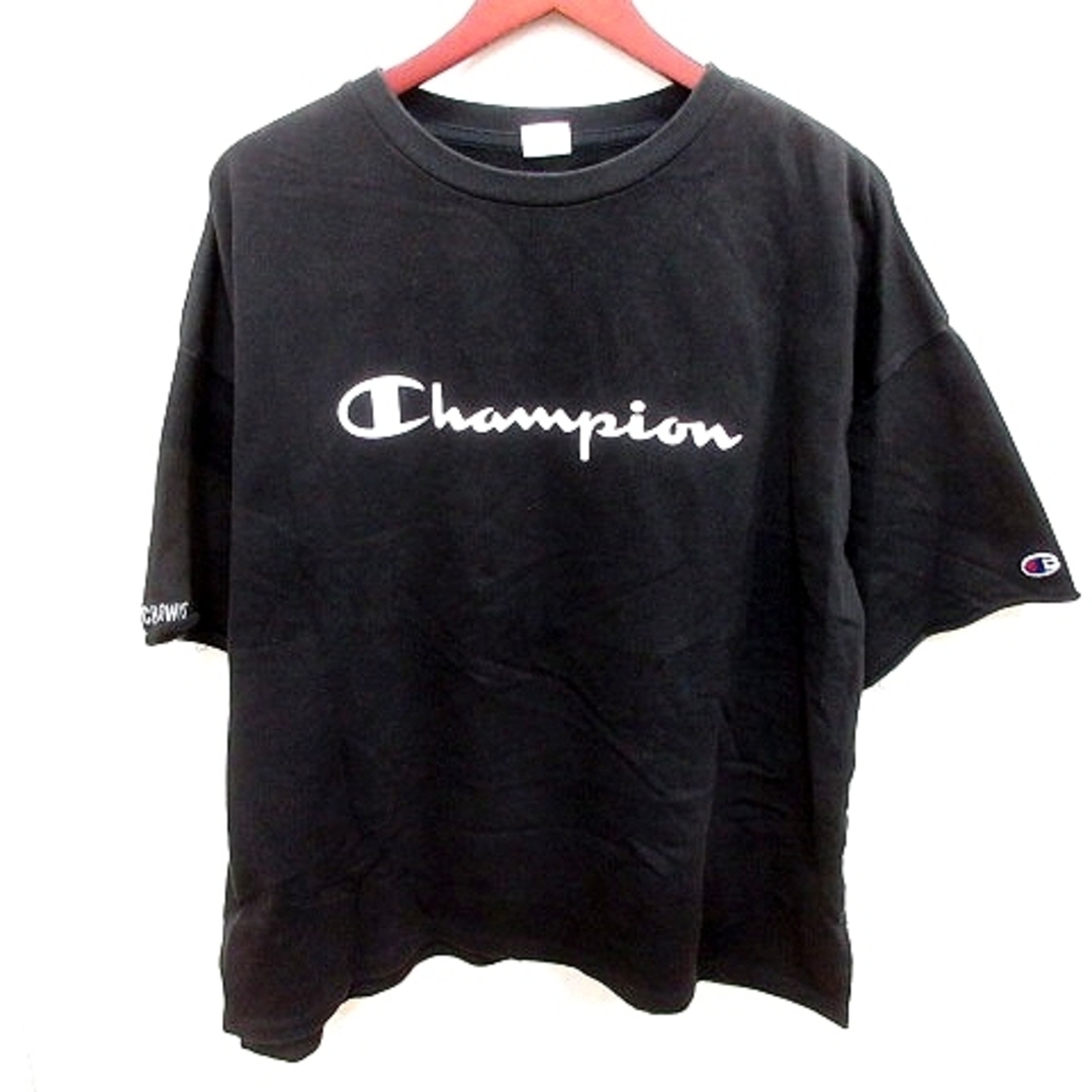 Champion(チャンピオン)のチャンピオン CHAMPION カットソー Uネック 七分袖 F 黒 ブラック レディースのトップス(その他)の商品写真