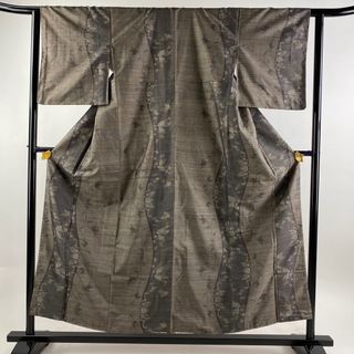 紬 身丈154.5cm 裄丈62.5cm 正絹 美品 秀品 【中古】(着物)