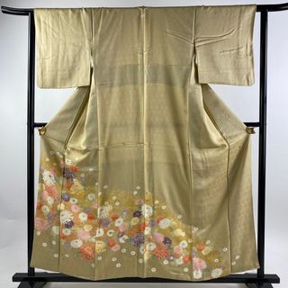 色留袖 身丈156.5cm 裄丈64cm 正絹 秀品 【中古】(着物)