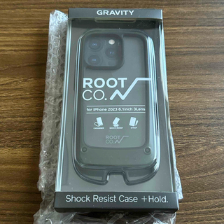 ルート(ROOT CO.)のROOT CO.  iPhone15proカバー　ケース　カーキ色(iPhoneケース)