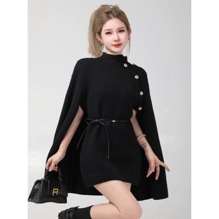 DALLA high-end manteau one-piece(ひざ丈ワンピース)