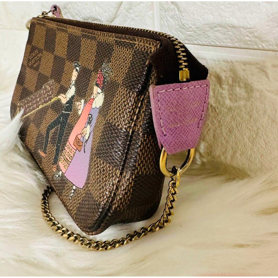 LOUIS VUITTON(ルイヴィトン)の【限定品・美品】ルイヴィトン ダミエ ミニポシェットアクセソワール イリュストル メンズのバッグ(ウエストポーチ)の商品写真