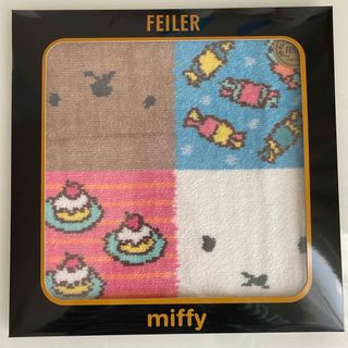 FEILER - FEILER×miffy｜ハンカチ25×25｜ミッフィー＆ボリス スイーツ