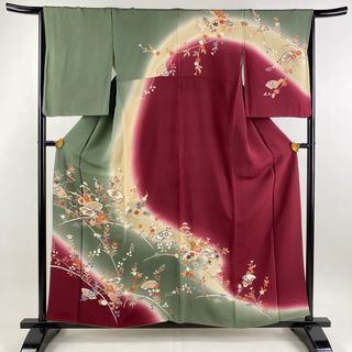 訪問着 身丈158cm 裄丈65.5cm 正絹 秀品 【中古】(着物)