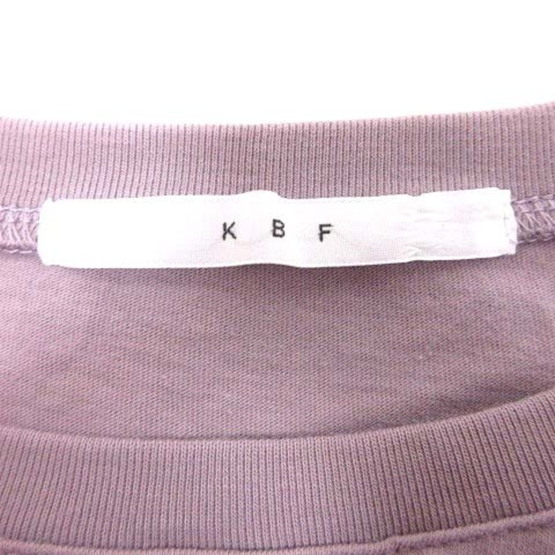 KBF(ケービーエフ)のKBF アーバンリサーチ カットソー 切替 チュール 七分袖 One 紫 /YK レディースのトップス(その他)の商品写真