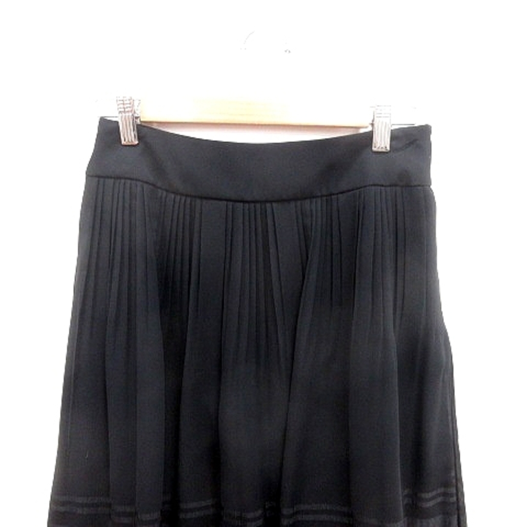 ReFLEcT(リフレクト)のリフレクト Reflect スカート フレア ひざ丈 9 黒 ブラック /RT レディースのスカート(ひざ丈スカート)の商品写真