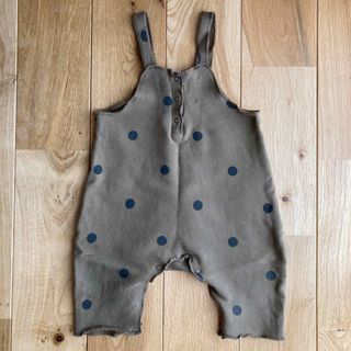 organic zooオーガニックズー Olive Dots Salopette(ロンパース)