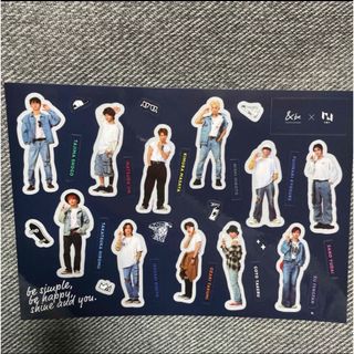 アイエヌアイ(INI)の&be INIコラボステッカー　非売品(K-POP/アジア)