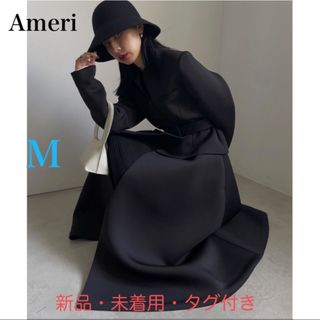 アメリヴィンテージ(Ameri VINTAGE)のAmeri CARDBOARD FLARE DRESS COAT(ロングコート)