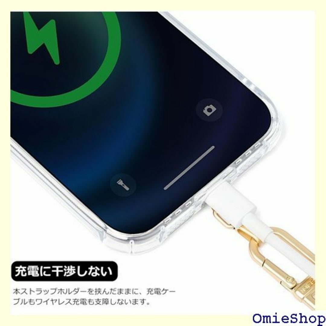 スマホ ストラップホルダー 極薄0.3mm・浮きにくい に ブラック 2237 スマホ/家電/カメラのスマホ/家電/カメラ その他(その他)の商品写真