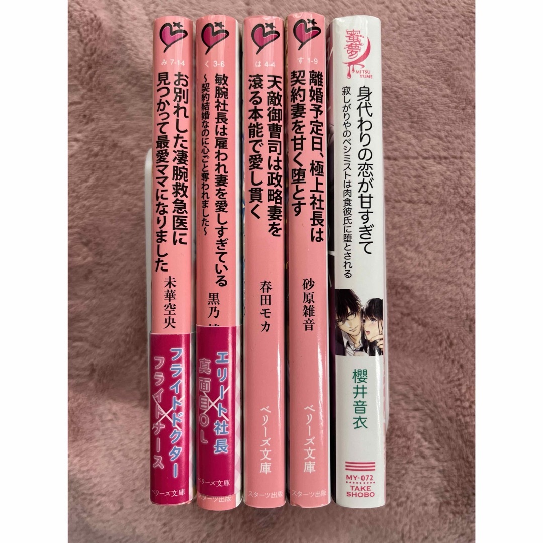 お別れした凄腕救急医に見つかって最愛ママになりました他TL小説5冊セット エンタメ/ホビーの本(文学/小説)の商品写真