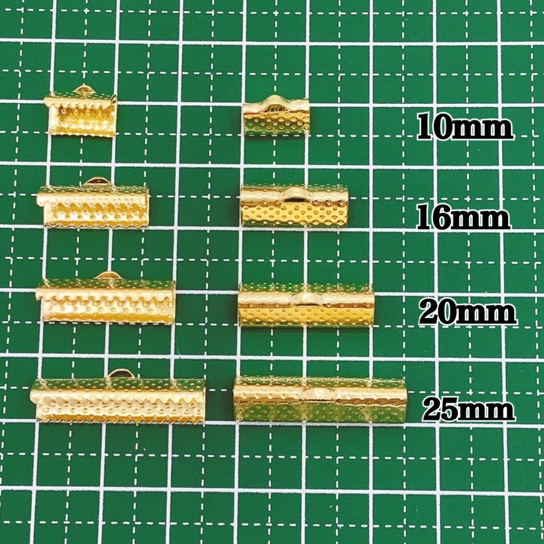 【R2128】ワニカン　ゴールド　16mm　50個 ハンドメイドの素材/材料(各種パーツ)の商品写真