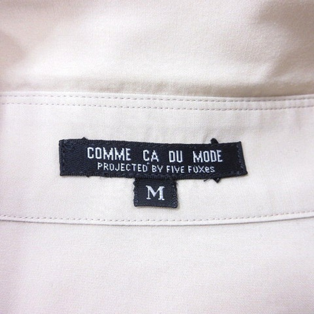 COMME CA DU MODE(コムサデモード)のコムサデモード シャツ 七分袖 M ベージュ ■MO レディースのトップス(その他)の商品写真
