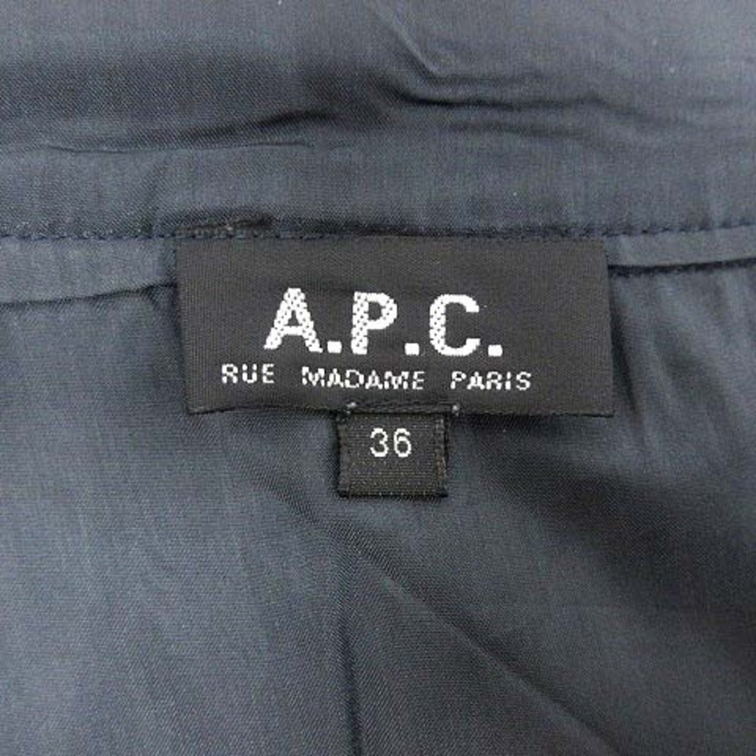 A.P.C(アーペーセー)のアーペーセー A.P.C. 台形スカート ミニ 36 紺 ネイビー /YK レディースのスカート(ミニスカート)の商品写真