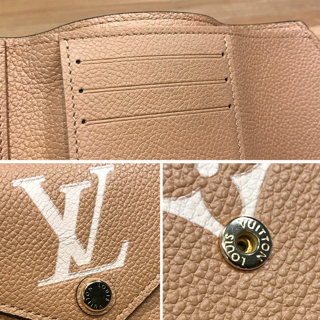 LOUIS VUITTON(ルイヴィトン)の新品同様 ルイヴィトン アンプラント ポルトフォユヴィクトリーヌ アリゾナ レディースのファッション小物(財布)の商品写真