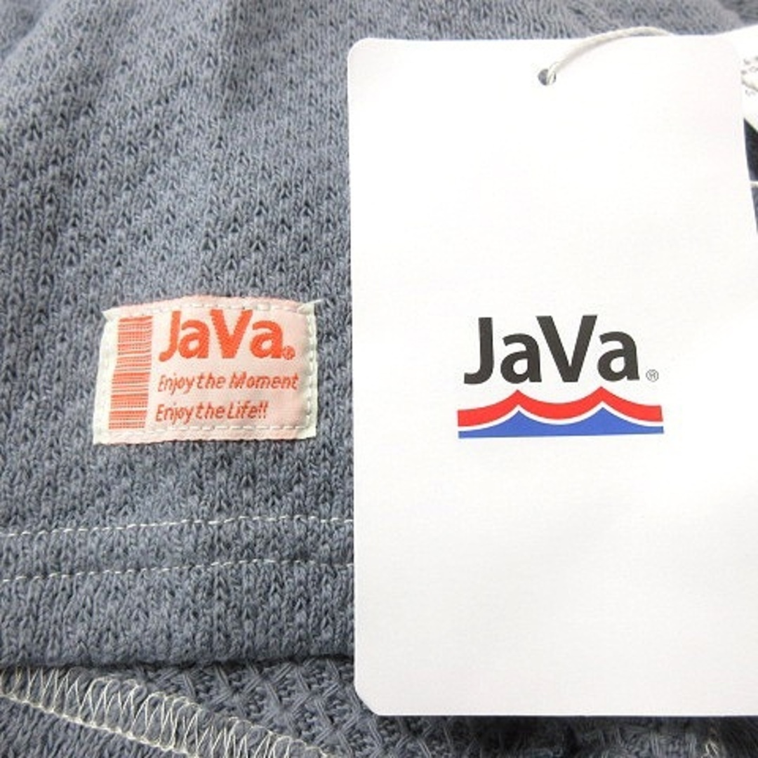 other(アザー)のジャバ JAVA ニット カットソー 半袖 S 青 ブルー /MN メンズのトップス(ニット/セーター)の商品写真