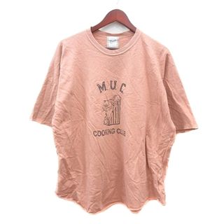 アザー(other)のMucco FINE GARMENT カットソー クルーネック 五分袖 ベージュ(その他)