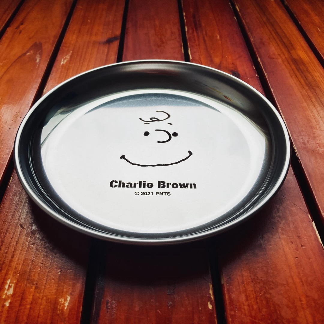 【3枚セット】ステンレス　皿　スヌーピー　チャーリーブラウン　ウッドストック スポーツ/アウトドアのアウトドア(食器)の商品写真