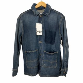 ザラ(ZARA)のZARA(ザラ) ダメージ加工デニムカバーオール メンズ アウター ジャケット(Gジャン/デニムジャケット)