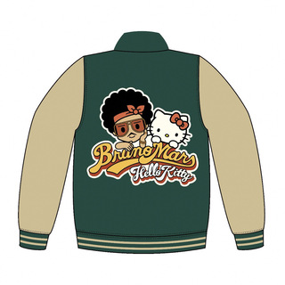 BRUNO MARS x HELLO KITTY VARSITY JACKET(スタジャン)