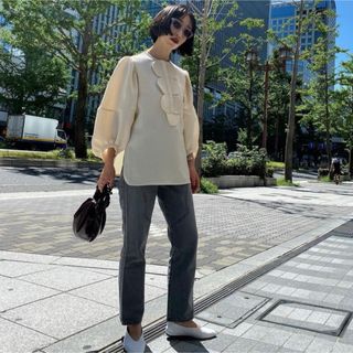 MEER.  half round blouse(シャツ/ブラウス(長袖/七分))