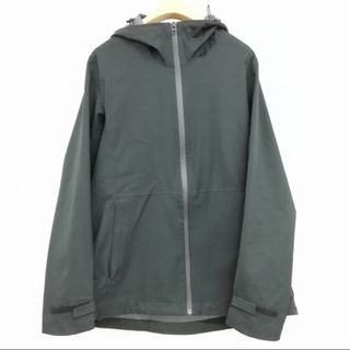 ユニクロ(UNIQLO)の211-400698 ジャケット 美品 ブロックテック ナイロン パーカー 黒(ナイロンジャケット)