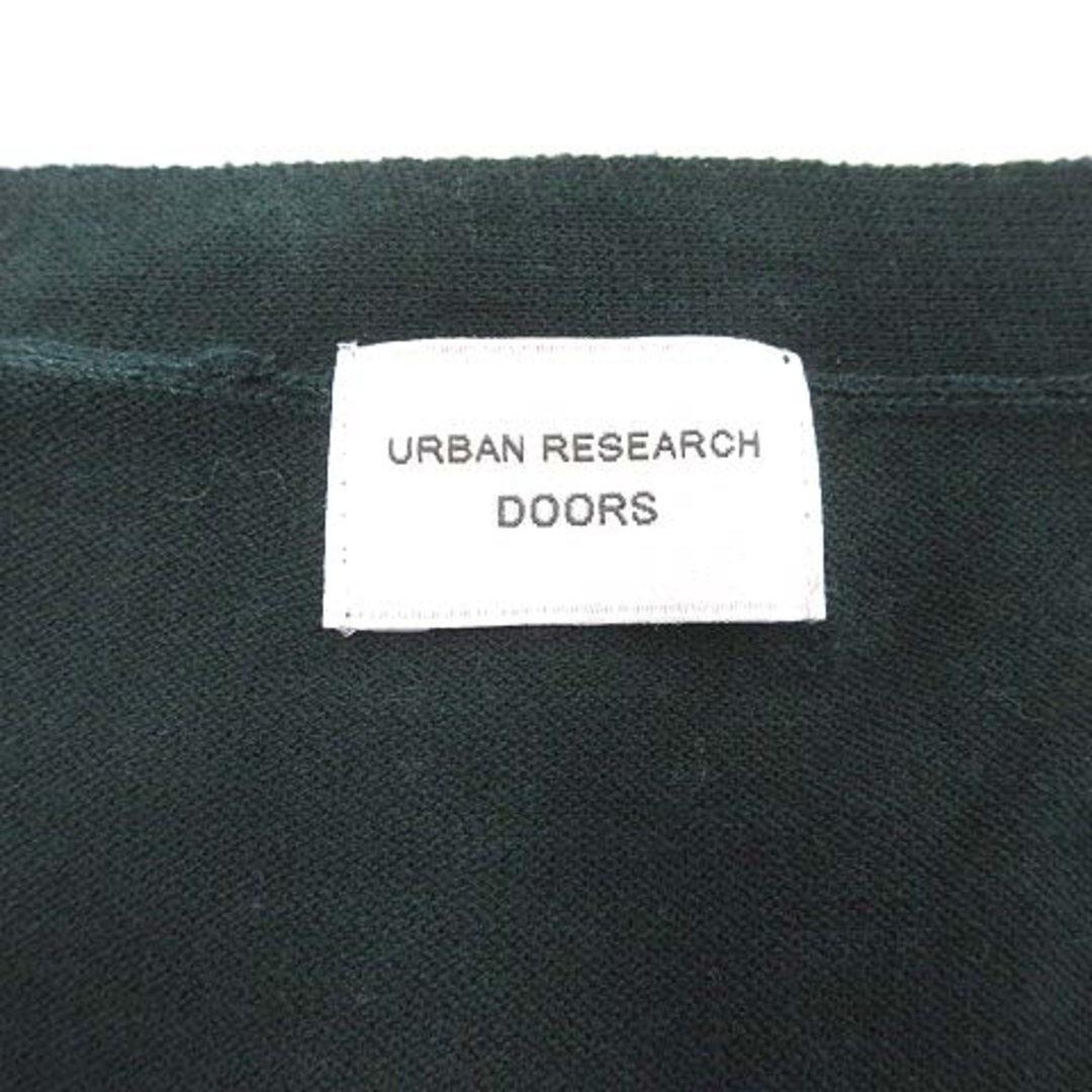 URBAN RESEARCH DOORS(アーバンリサーチドアーズ)のアーバンリサーチ ドアーズ カーディガン ニット Vネック 長袖 One 緑 レディースのトップス(カーディガン)の商品写真