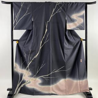 訪問着 身丈167cm 裄丈64cm 正絹 逸品 【中古】(着物)