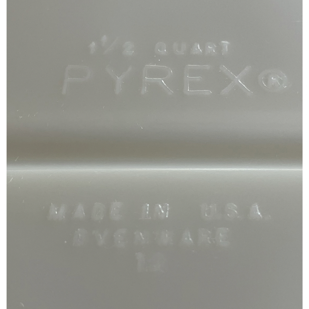 Pyrex(パイレックス)のパイレックス PYREX  キャセロール エンタメ/ホビーの美術品/アンティーク(ガラス)の商品写真