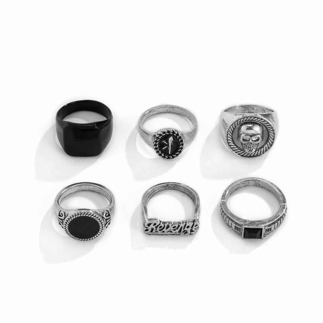 メンズ　ファッションリング　リング　指輪　シルバー　ごつめ　いかつめ　アクセサリ メンズのアクセサリー(リング(指輪))の商品写真