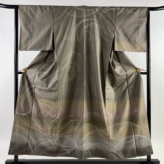 訪問着 身丈154cm 裄丈64cm 正絹 美品 逸品 【中古】(着物)