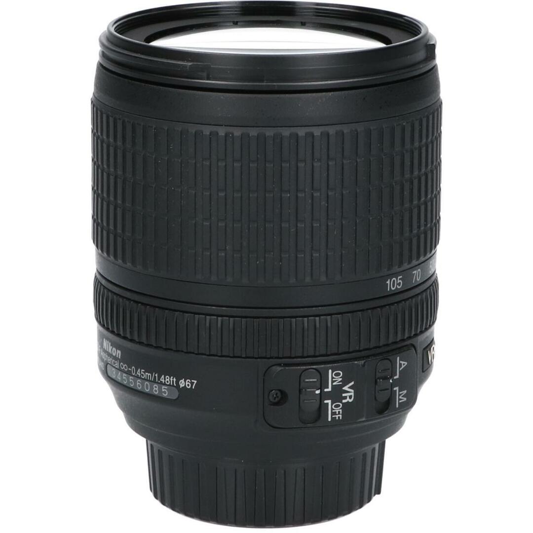 Nikon(ニコン)のＮＩＫＯＮ　ＡＦ－Ｓ　ＤＸ１８－１０５ｍｍ　Ｆ３．５－５．６Ｇ　ＶＲ スマホ/家電/カメラのカメラ(レンズ(ズーム))の商品写真