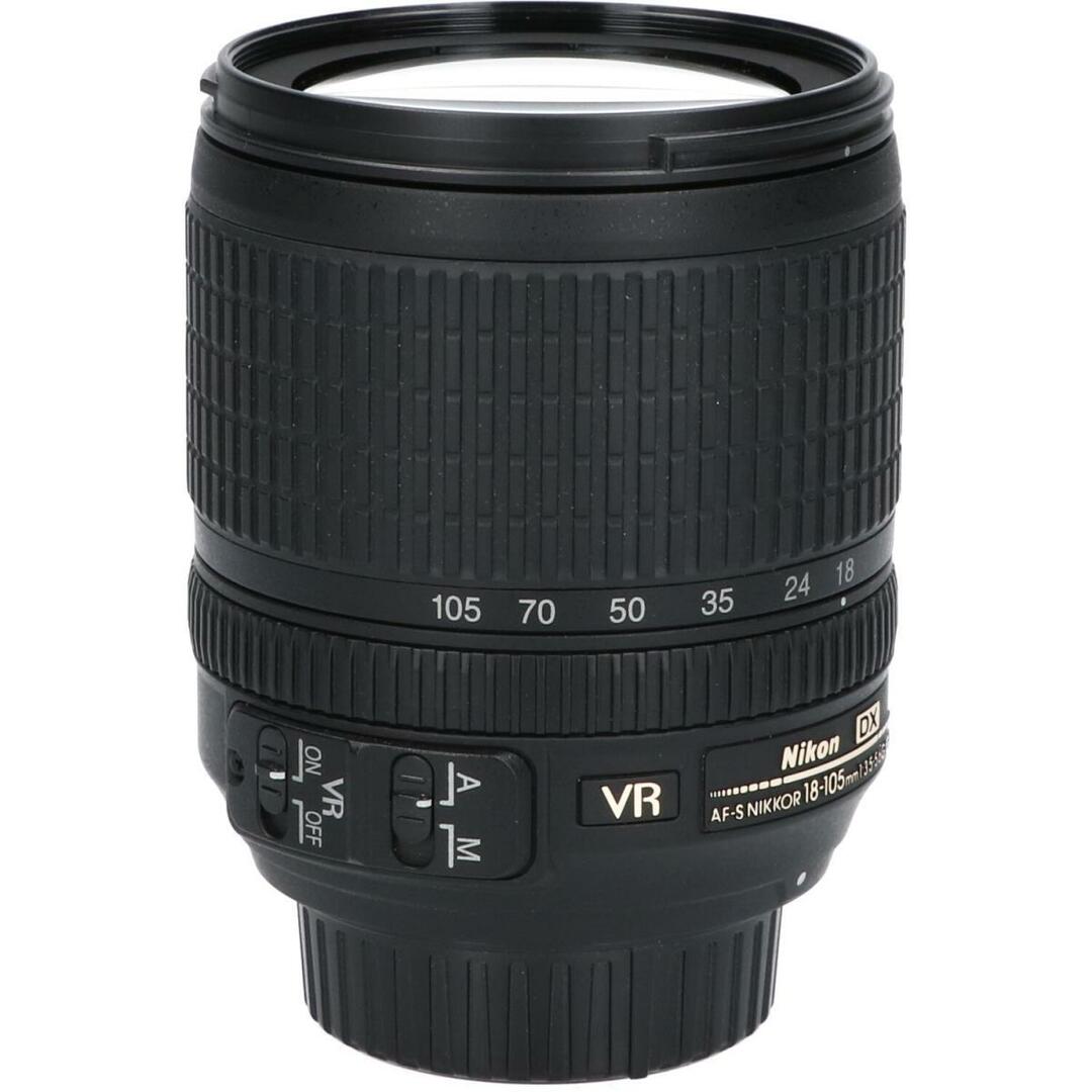 Nikon(ニコン)のＮＩＫＯＮ　ＡＦ－Ｓ　ＤＸ１８－１０５ｍｍ　Ｆ３．５－５．６Ｇ　ＶＲ スマホ/家電/カメラのカメラ(レンズ(ズーム))の商品写真