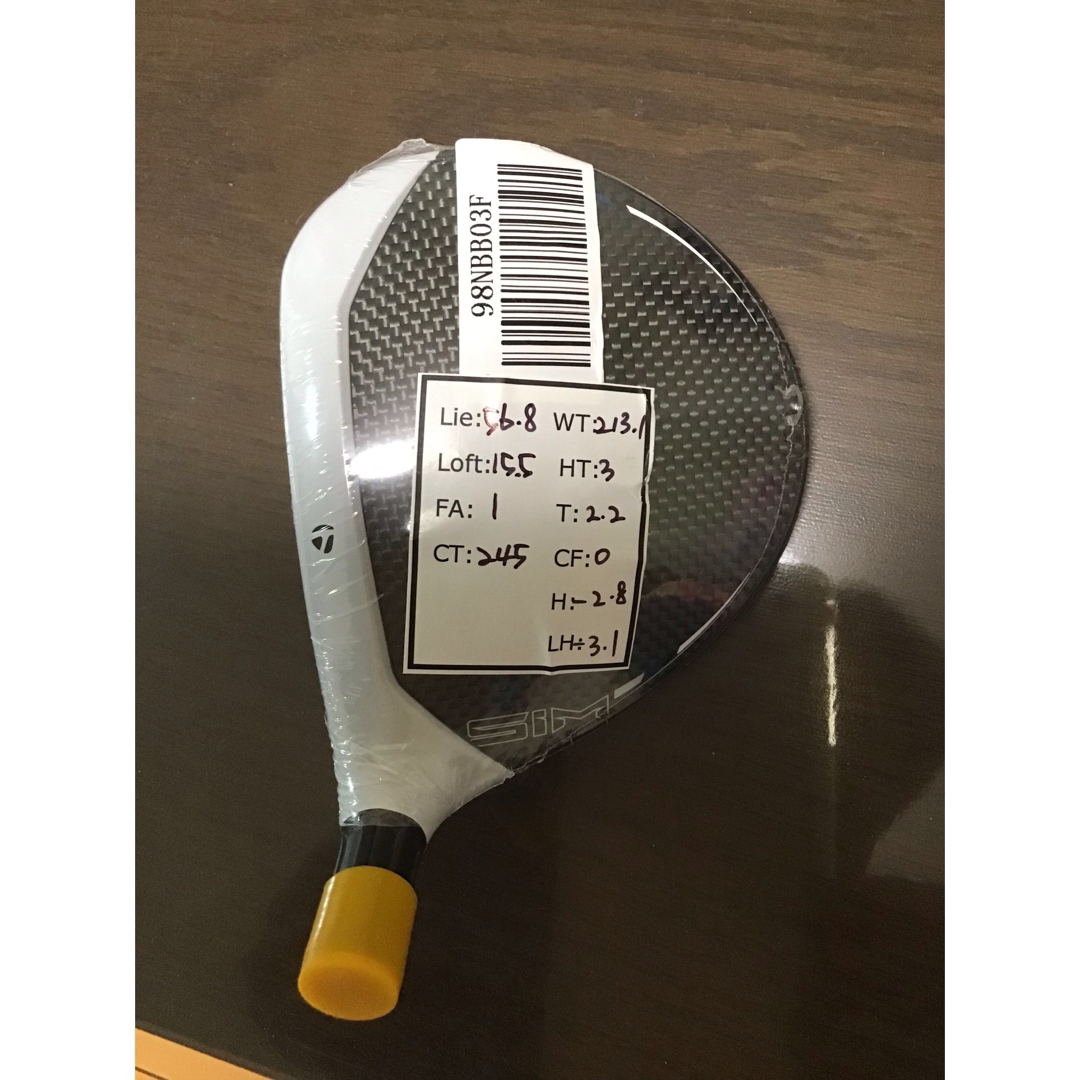 TaylorMade(テーラーメイド)のテーラーメイド 3W SIM MAX 15° ツアーAD DI-7 Xツアー支給 チケットのスポーツ(ゴルフ)の商品写真