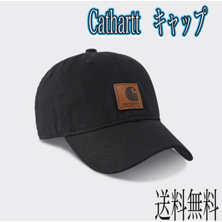 carhartt カーハート　ブラック　帽子　ローキャップ　カジュアル(折り財布)