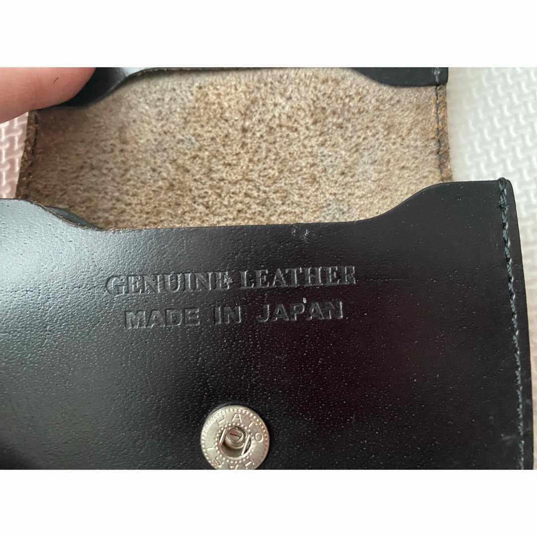 GENUINE  LEATHER  MADE  IN  JAPAN   名刺入れ メンズのファッション小物(名刺入れ/定期入れ)の商品写真