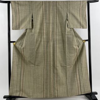 紬 身丈159cm 裄丈62cm 正絹 名品 【中古】(着物)