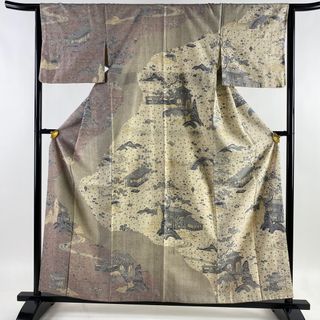 訪問着 身丈159cm 裄丈64.5cm 正絹 名品 【中古】(着物)