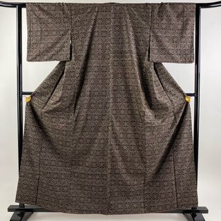 大島紬 身丈161.5cm 裄丈62.5cm 正絹 美品 名品 【中古】(着物)