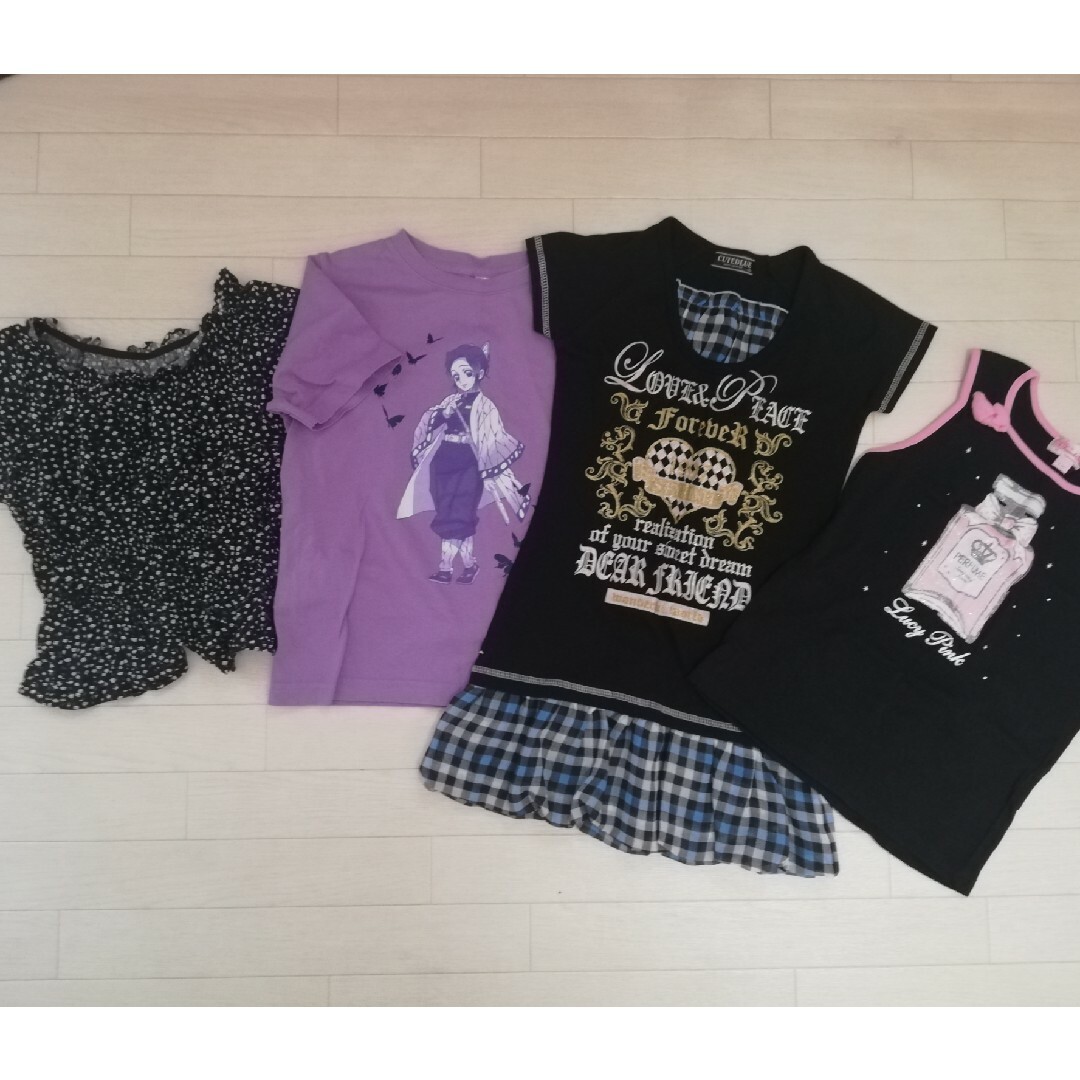 女の子服140サイズ6点セット キッズ/ベビー/マタニティのキッズ服女の子用(90cm~)(その他)の商品写真