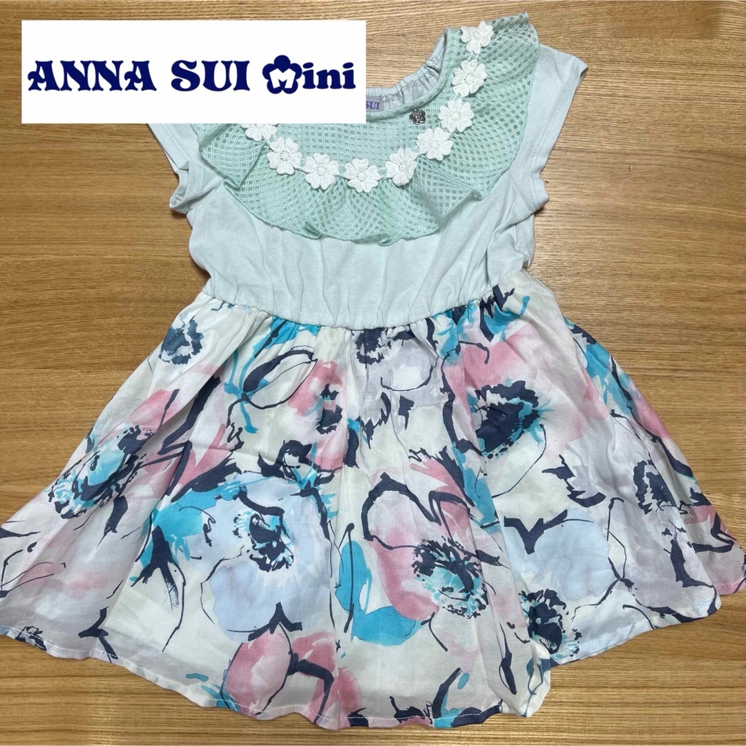 ANNA SUI mini(アナスイミニ)のANNASUI ⭐︎mini《アナスイミニ》ワンピース キッズ/ベビー/マタニティのキッズ服女の子用(90cm~)(ワンピース)の商品写真