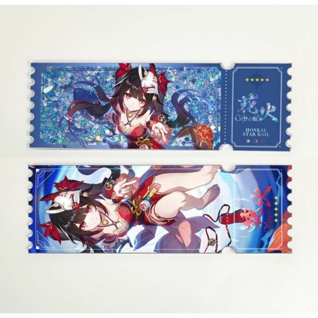 スタレ アクチケ チケット 花火 崩壊スターレイル 花火 グリッター アクリルチケットの通販 by