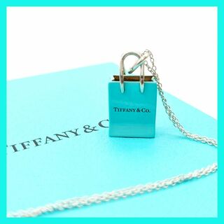 ティファニー(Tiffany & Co.)のティファニー ブルー ショッパー ショッピング ネックレス Ag925 シルバー(ネックレス)