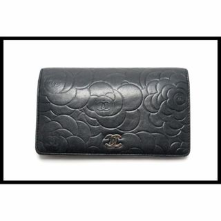 シャネル(CHANEL)のシャネル 13番台 カメリア SV金具 2つ折り長財布■041hr121110(財布)