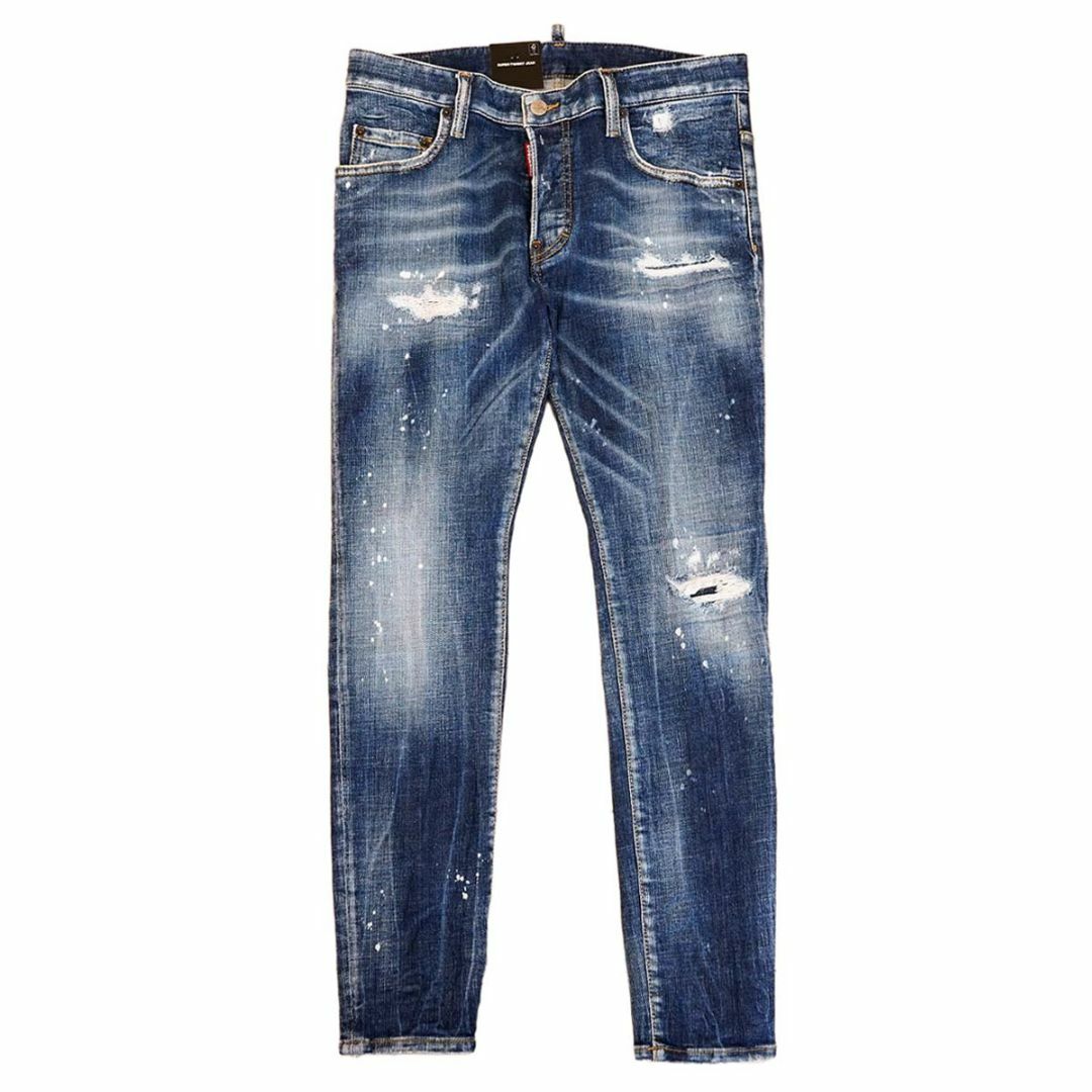 DSQUARED2(ディースクエアード)のDSQUARED2 ディースクエアード ジーンズ S74LB1327 S30872 メンズ デニム 470 BLUE ブルー サイズ48/M メンズのパンツ(デニム/ジーンズ)の商品写真