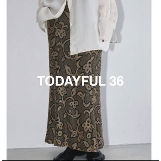 TODAYFUL - todayful ジャガードリーフペンシルスカート